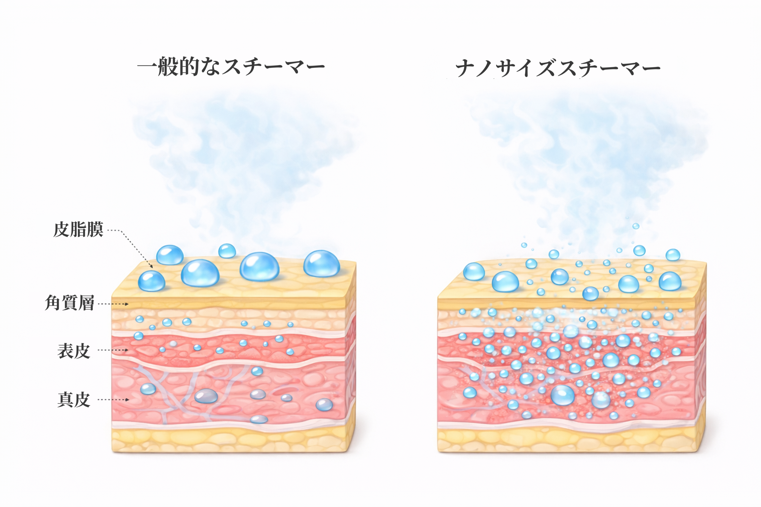 スチーマー比較画像